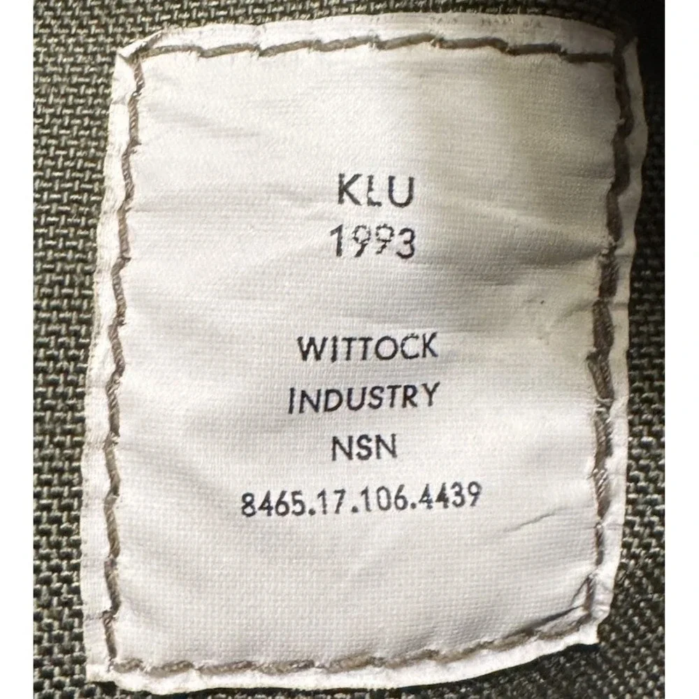 VTG 1993 Wittock Industry Olive Dutch Military Backpack Day Ruck Army Air Force